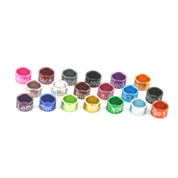 Bagues pour oiseaux de toutes sortes 2mm 3mm 4mm 5mm 6mm 7mm 8mm pour canaris, pigeons et tous les oiseaux