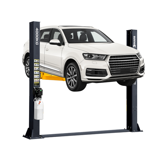 SAMFD CE 4000 5000kg 8800 10000LBS Hydraulic Vehicle Lifter Electric Floorplate Car Elevator 2 Column Two Post Car Hoist Lifts