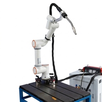 Robot de Soldadura Colaborativo de 6 Ejes, Fácil Programación, Soldadura Automática MIG MAG, Cobot para Soldadura de Acero Inoxidable