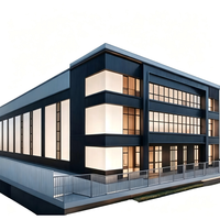 Estructura de Acero Prefabricada para Almacenes, Naves Metálicas de Almacenamiento, Talleres, Construcción de Fábricas