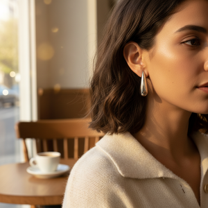 Pendientes de cristal de estilo moderno más vendidos, pendientes de aleación de alta calidad para mujer, joyería de moda para uso diario, precio barato - Product Image 3