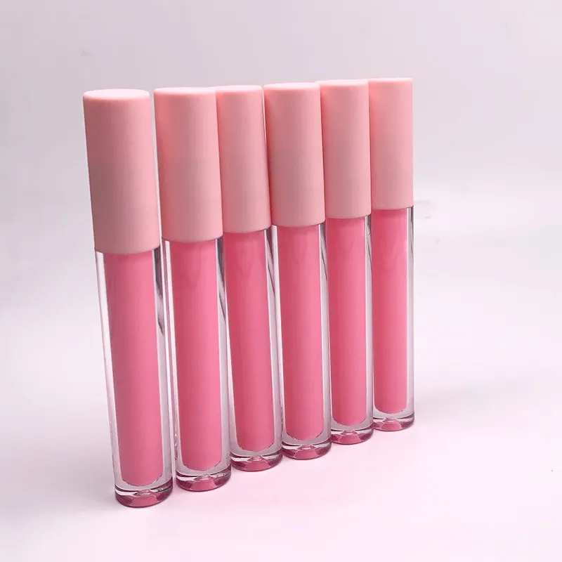 wholesale makeup vegan liquid organic glossy pink vendor private label lipgloss