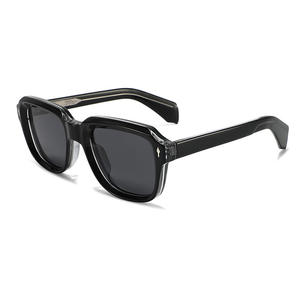 Gafas de Sol Polarizadas TR90 Clásicas con Marco Negro, Lentes TAC UV400, Protección Solar para Conducir, Moda Masculina - Product Image 3