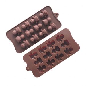 600 12แม้อีโมติคอนตุ๊กตาซิลิโคนช็อคโกแลตแม่พิมพ์น้ำแข็งตาข่ายแม่พิมพ์ปูนปลาสเตอร์น้ำมันหอมระเหยแม่พิมพ์ - Product Image 2