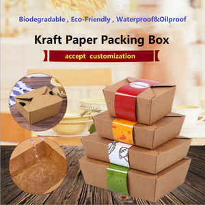 Envases de Papel para Comida Asiática, Ensaladas, Frutas, Verduras, Arroz, <span class=keywords><strong>Sushi</strong></span>, Contenedores de Bagazo Congelados para Llevar - Product Image 4