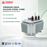 Transformateur de distribution immergé dans l'huile à haute efficacité YIMENG pour les projets industriels et utilitaires