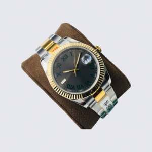 Montre automatique mécanique de luxe en acier inoxydable de haute qualité avec bracelet en or pour homme, montre-bracelet tendance - Product Image 4