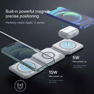 2025 el más nuevo 3 en 1 plegable 15W <span class=keywords><strong>cargador</strong></span> inalámbrico para teléfono inteligente cargadores inalámbricos magnéticos para <span class=keywords><strong>Android</strong></span> todos los teléfonos inteligentes - Product Image 5