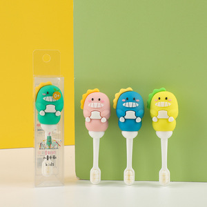 Cute Dinosaur Shaped Soft Bristles Baby Toothbrush For Children 0-10 Years Colorful Manual Kids Toothbrush - Product Image 1