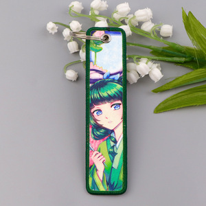 Llavero Bordado de Anime Japonés Maomao <span class=keywords><strong>para</strong></span> Motocicletas y Automóviles, Porta Llaves, Etiqueta <span class=keywords><strong>para</strong></span> Llaves, Anillo <span class=keywords><strong>para</strong></span> Llaves - Product Image 2