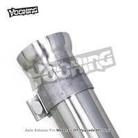Échappement d'essieu personnalisé pour Maserati Gran Turismo/GT 2007-2021, mise à niveau style MC, système d'échappement en acier inoxydable SS304, embouts brûlés
