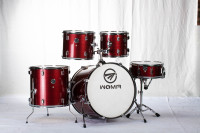 5pcs PVC Drum Kit Professional Adult Percussion Set with Accessories