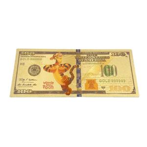 Banconota Commemorativa in Foglia d'Oro Winnie the Pooh, Regalo da Collezione Tigger per Live Streaming - Product Image 3