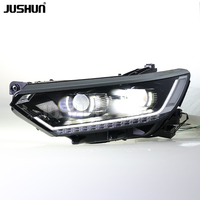 Projecteur LED JUSHUN pour Volkswagen Passat B8 2017-2019, avec feux de jour LED améliorés et clignotants séquentiels