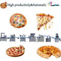 BNT209 Nouvelle machine à pizza américaine entièrement automatique à haute efficacité, ligne de production commerciale, fabrication chinoise