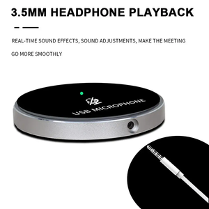 Oem Q3 chuyên nghiệp <span class=keywords><strong>USB</strong></span> có dây Condenser <span class=keywords><strong>Microphone</strong></span> với 3.5mm kết nối tiếng ồn hủy bỏ cho máy tính để bàn sử dụng và hội nghị truyền hình - Product Image 6