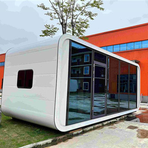 Edificio de lujo alemán Prefab Home Space Capsule House Patio trasero Oficina Pods Apple Cabin House 20ft 30ft 40ft Tamaño - Product Image 2