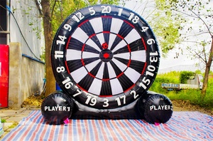 Cible de fléchettes de football gonflable personnalisée, <span class=keywords><strong>jeu</strong></span> de lancer interactif de qualité commerciale <span class=keywords><strong>pour</strong></span> <span class=keywords><strong>la</strong></span> location d'événements, diamètre 4m - Product Image 2