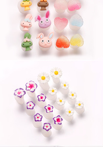 Separatore per Dita dei Piedi in Plastica con Motivo a Margherita, Strumento per Nail Art, Stile Giapponese e Coreano, Set da 8 Pezzi - Product Image 6