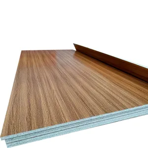 Papan Partikel Wajah Melamin Ganda 12Mm Ukuran Kustom untuk Furnitur