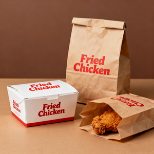 Impresión de diseño personalizado <span class=keywords><strong>Caja</strong></span> de embalaje de pollo frito para llevar Papas fritas Almuerzo <span class=keywords><strong>Caja</strong></span> de papel Embalaje de comida rápida <span class=keywords><strong>Caja</strong></span> de cartón - Product Image 5