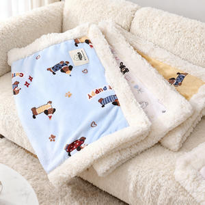 Mantas Gruesas para Mascotas, Perros y Gatos, Otoño Invierno, Forro Polar Berber, Manta para Cachorros y Gatitos, Linda Manta para Cama, Alfombra Cálida para Mascotas - Product Image 4