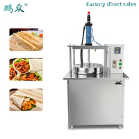 Nouvelle machine professionnelle électrique automatique en acier inoxydable pour la fabrication de crêpes et de chapatis, machine à roti