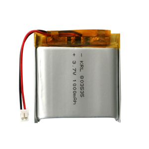 แบตเตอรี่ลิเธียมโพลิเมอร์แบบชาร์จได้ 3.7V 1000mAh รุ่น 803535 จากโรงงานผู้ผลิตโดยตรง สำหรับอุปกรณ์ทางการแพทย์และความงาม - Product Image 1