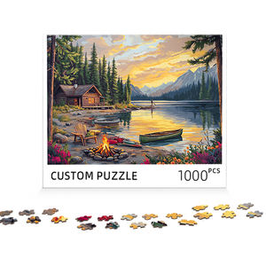 Vente directe usine : 1000 pièces de puzzles 3D vierges en carton pour sublimation, jouets éducatifs pour enfants - Product Image 1
