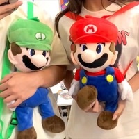 Sac à dos en peluche Super Mario, figurine mignonne, nouvelle collection, cadeau pour enfants