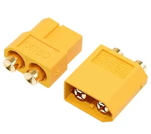 XT60PB XT60 कनेक्टर एकत्र करना डीसी 500V 60A कनेक्टर बुलेट Busbar पीसीबी माउंट पुरुष महिला कनेक्टर के लिए आर सी बैटरी