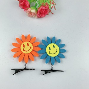 Fermaglio per capelli giallo anatra per bambini ragazze accessori per capelli di pollo in velluto simulato in gomma resistente - Product Image 5