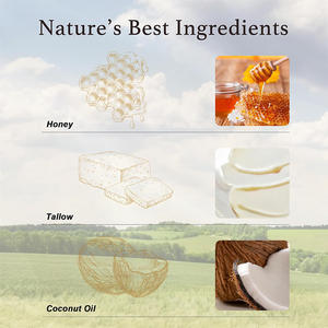 5 унций сырого меда и оливкового масла для лица, для взбитого тела, трава, говяжий жир для косметического качества, индивидуальная белая этикетка, Органическая этикетка - Product Image 3