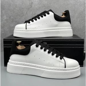 2026 New Style Sheepskin Thick Sole Cushioning <b>Height</b> <b>Increasing</b> Platform Walking High Quality Laced High Top Casual Sports - Product Image 2