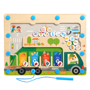 Jouets en bois éducatifs pour enfants, vente en gros, jouets de tri des déchets, jeux de correspondance amusants, jeux de logique et de réflexion - Product Image 5