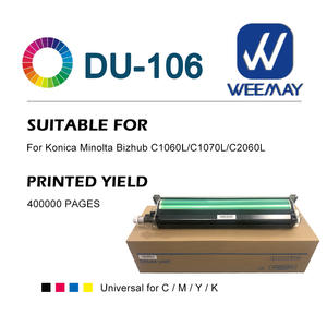 Weemay เครื่องถ่ายเอกสารรีเมลลินเดอร์ชิ้นส่วนอะไหล่ดรัมสี DU-106ดู106สำหรับ <span class=keywords><strong>Konica</strong></span> <span class=keywords><strong>Minolta</strong></span> A5WJ0Y0 BIZHUB C1060L <span class=keywords><strong>C2060L</strong></span> C1070L - Product Image 2
