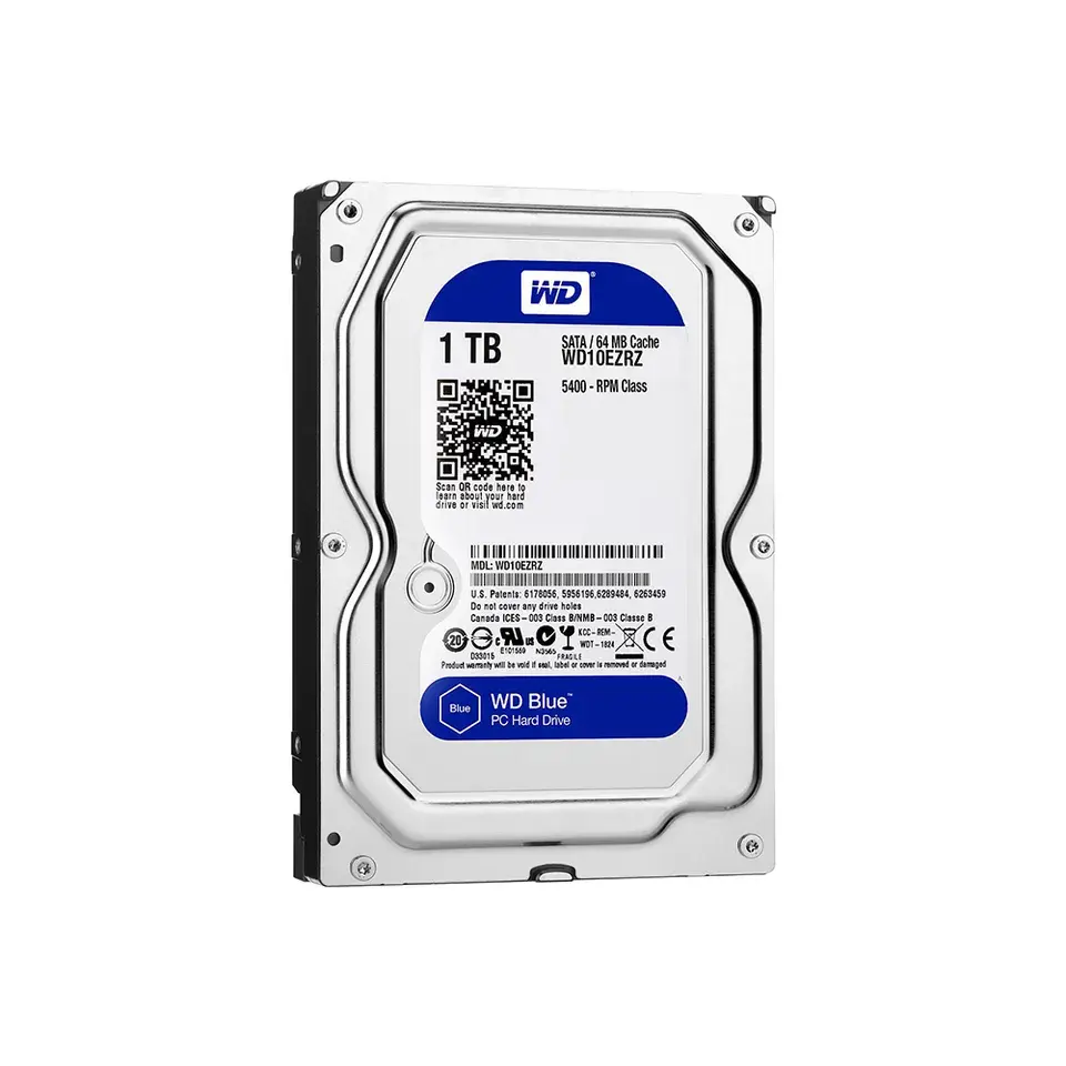 WD10EZRZ WD Blue 1TB настольный жесткий диск-5400 об/мин SATA 6 Гб/с 64 МБ кэш 3,5 дюймов HDD WD10EZRZ