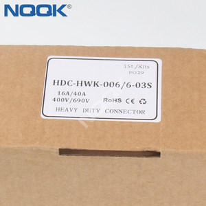 Connettore Heavy Duty 6 Pin 40A 400V 690V - HDC HWK 006 6 <span class=keywords><strong>03S</strong></span> 16A - Product Image 6
