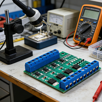 Module de commande de circuit amplificateur PLC à 4 voies MOS FET - Isolation optocoupleur 4 canaux - CC
