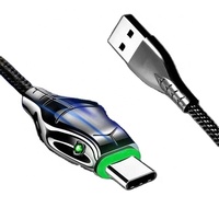 Câble de données en alliage de zinc à charge super rapide 120W Type-C Blindage de tresse en forme de serpent Compatible pour Huawei pour Xiaomi Vivo Autre