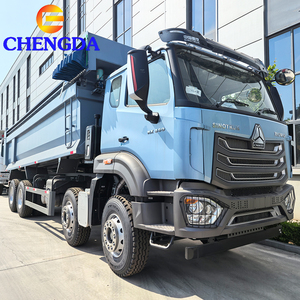 Sinotruck Howo NX 8x4, Camión Volquete de Caja Cilíndrica Tipo U, 375 HP, 12 Ruedas, Euro 5, Camión de Servicio Pesado - Product Image 5