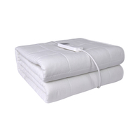 Selimut Listrik Bersertifikat VDE, Dapat Dicuci, Bahan Polyester Microfiber Lembut, Termostat Dapat Diatur, Perlindungan dari Panas Berlebih untuk Rumah Tangga
