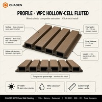 Panneaux muraux intérieurs en WPC écologiques, résistants à l'humidité, sans formaldéhyde, matériau de construction écologique