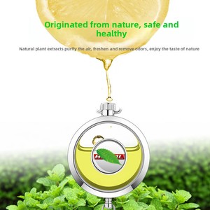 น้ำหอมปรับอากาศในรถยนต์แบบแขวน กลิ่นโอเชียน ดีไซน์หน้ายิ้ม - กลิ่นเบอร์กาม็อต บรีซ เลมอน ติดทนนาน - Product Image 4