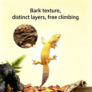 Panel de Fondo de Corteza de Árbol Natural, Musgo Realista con Textura 3D, Decoración para Terrarios, Reptiles, Jaulas de Escalada y Paredes - Product Image 4