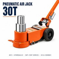 Cric hydraulique professionnel en acier/métal de 30 tonnes à châssis long, certifié CE, pour réparation automobile