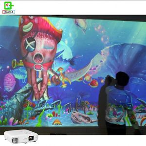 Hot-selling God Pen Painting 3D Holographic Interactive <b>Slide</b> <b>Projector</b> 1920X1080 Resolution Metal Shell for Education Store Use - Product Image 1