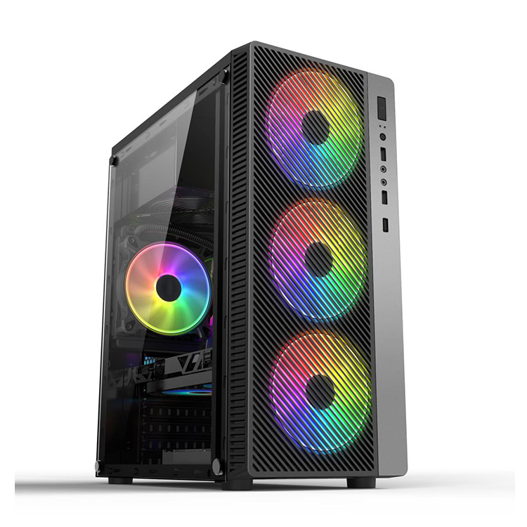 Корпус из акриловой панели Mid Tower ATX, игровой шкаф, корпус для ПК, корпус для компьютера, игровой корпус для ПК