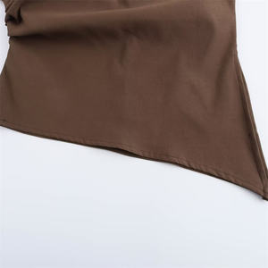 TAOP&ZA Ropa de Mujer Otoño 2024 Nuevo Diseño Irregular Cintura Ajustada Sin Mangas con <span class=keywords><strong>Hombreras</strong></span> Top Versátil <span class=keywords><strong>Camiseta</strong></span> 0085845 - Product Image 6