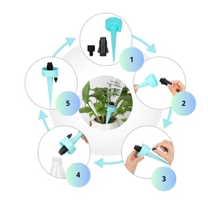 Set di Sistema di Irrigazione a Goccia Automatico 15 Pezzi Dispositivi di Irrigazione Regolabili per Piante e Giardino - Product Image 5